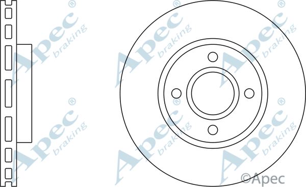 APEC BRAKING Тормозной диск DSK685